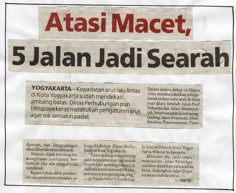 Kliping jogja terbaru