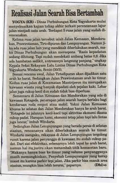 Kliping jogja terbaru