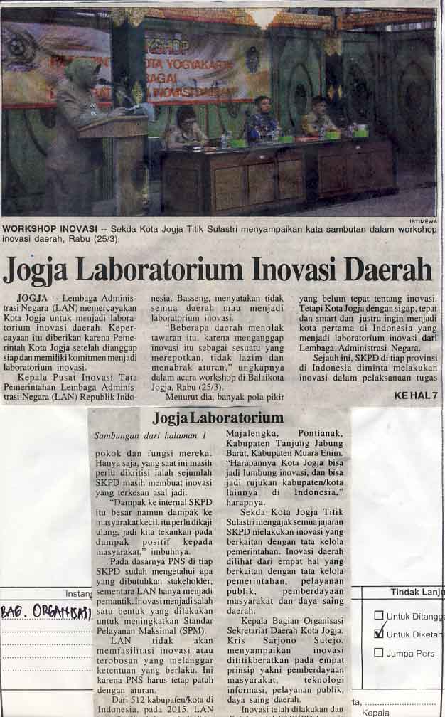 Kliping jogja terbaru