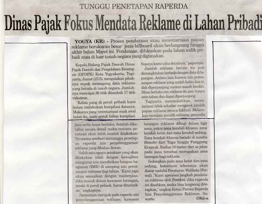 Kliping jogja terbaru