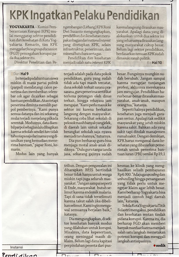 Kliping jogja terbaru