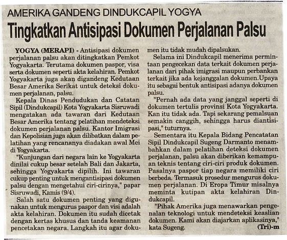 Kliping jogja terbaru