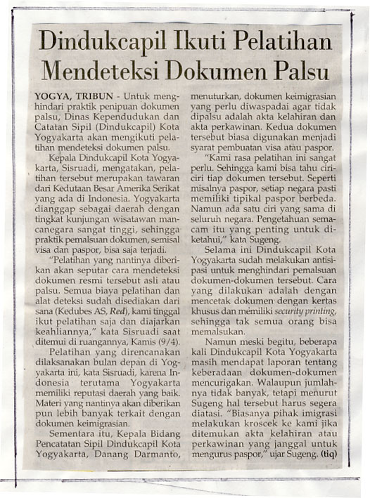 Kliping jogja terbaru