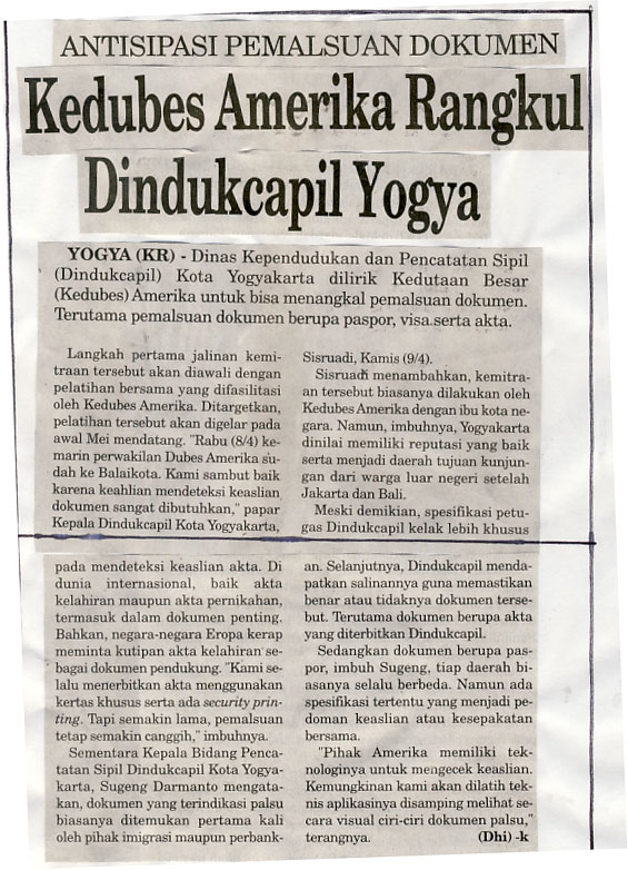 Kliping jogja terbaru