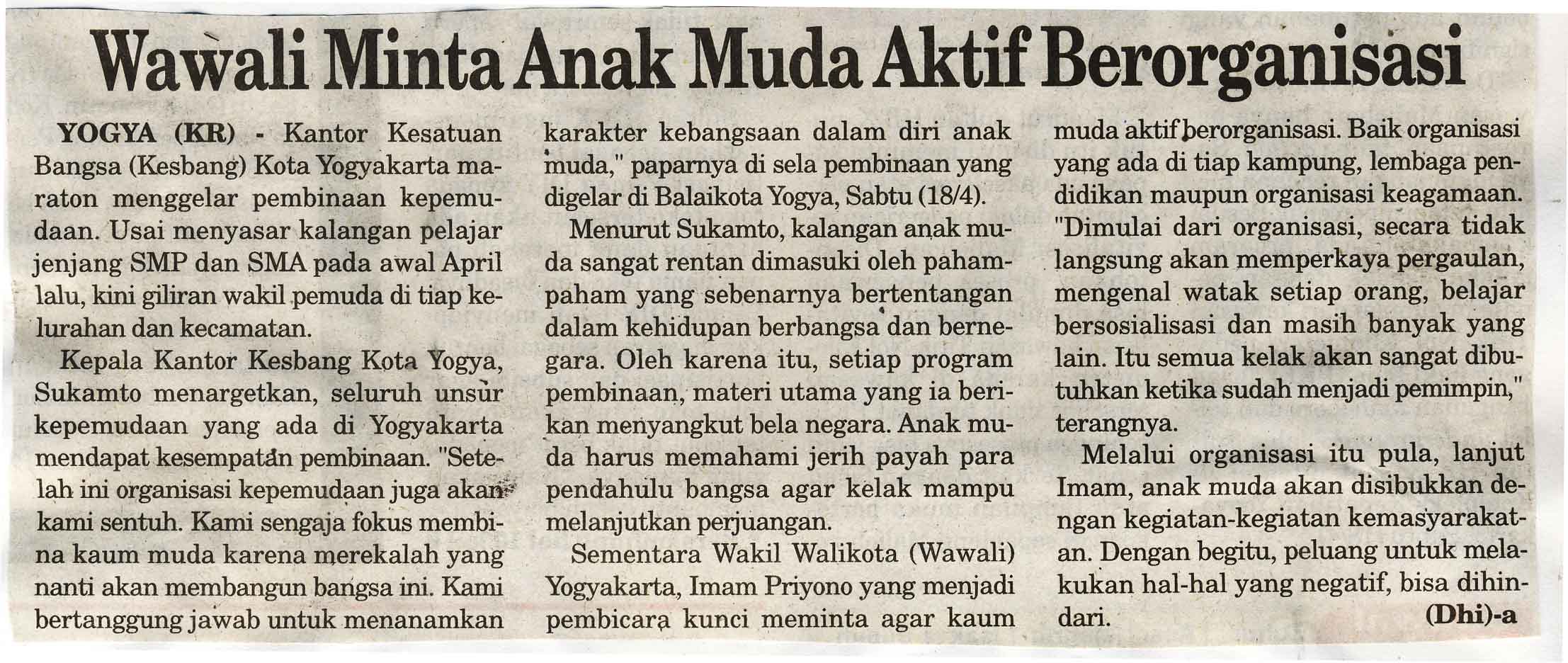 Kliping jogja terbaru