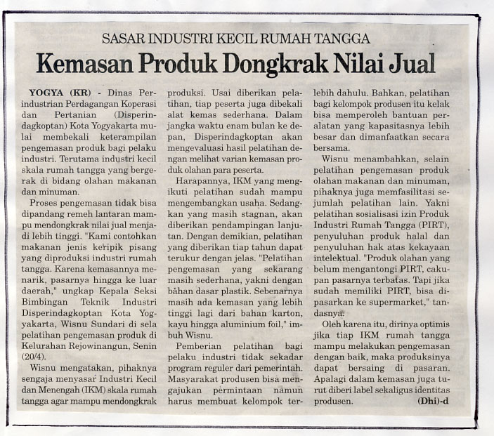 Kliping jogja terbaru