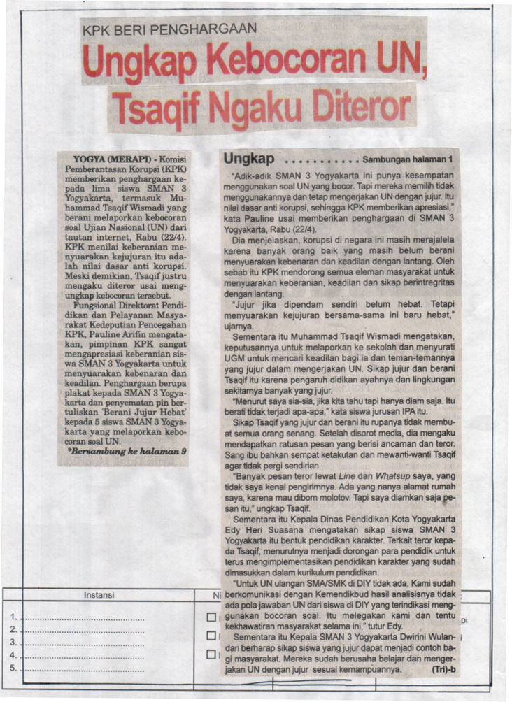 Kliping jogja terbaru