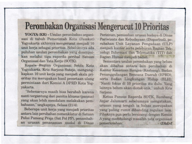 Kliping jogja terbaru