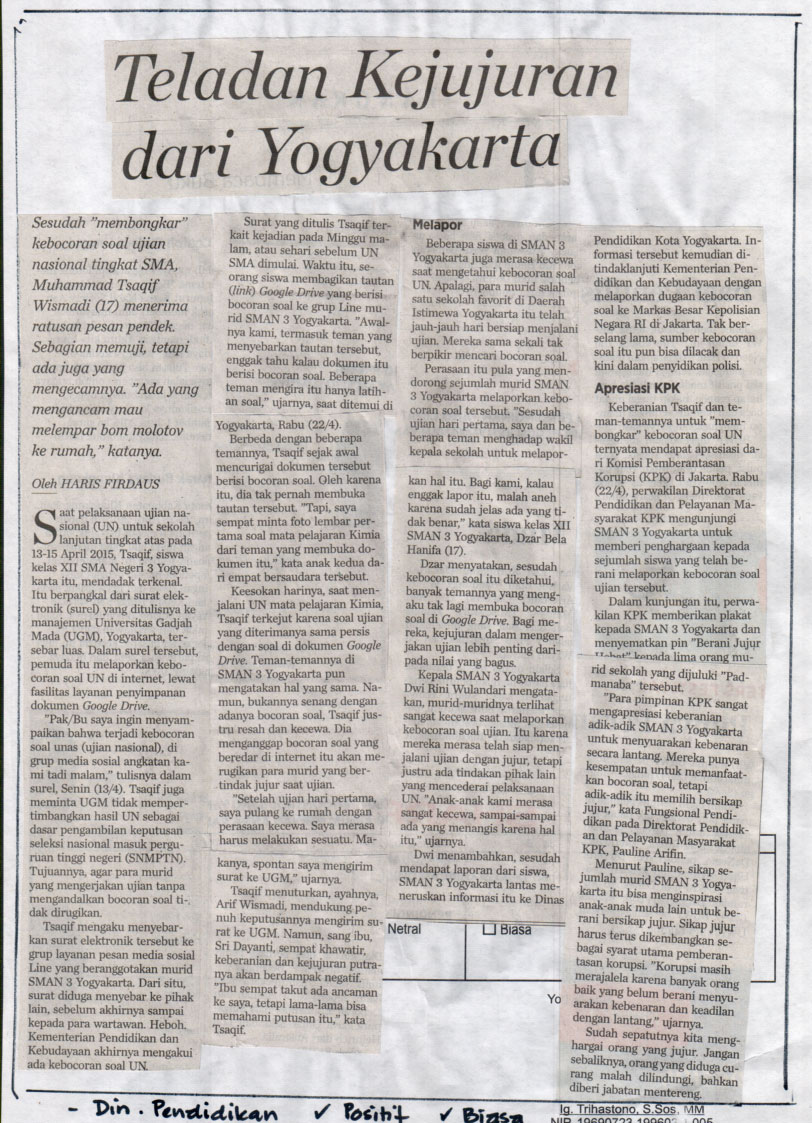 Kliping jogja terbaru