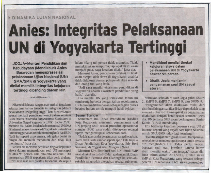 Kliping jogja terbaru