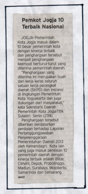 Kliping jogja terbaru