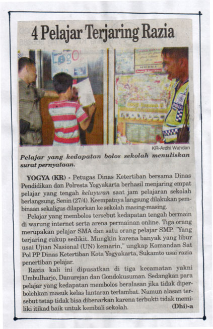 Kliping jogja terbaru