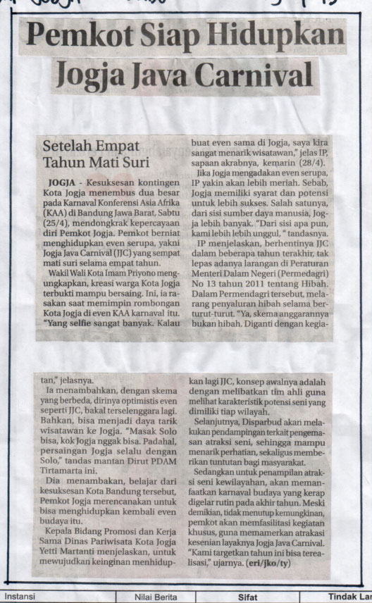 Kliping jogja terbaru