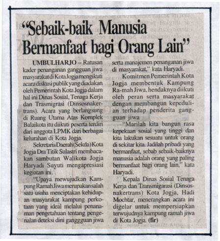Kliping jogja terbaru
