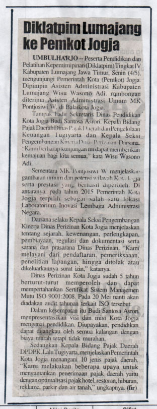 Kliping jogja terbaru