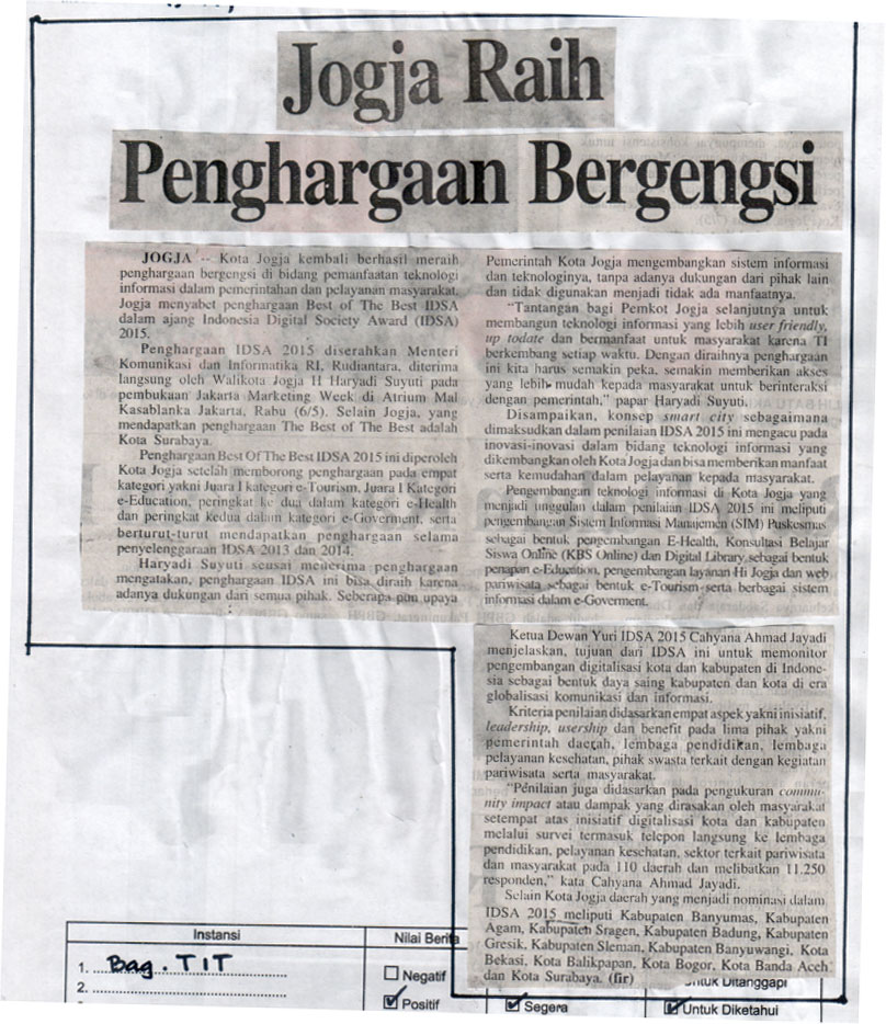 Kliping jogja terbaru