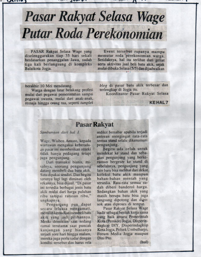 Kliping jogja terbaru