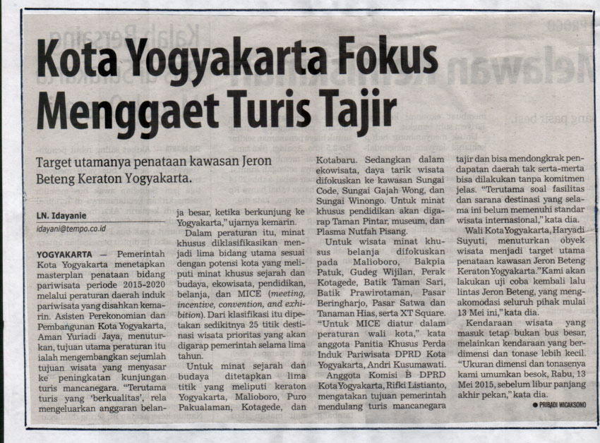 Kliping jogja terbaru