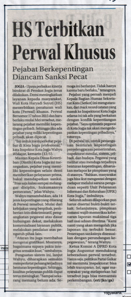 Kliping jogja terbaru