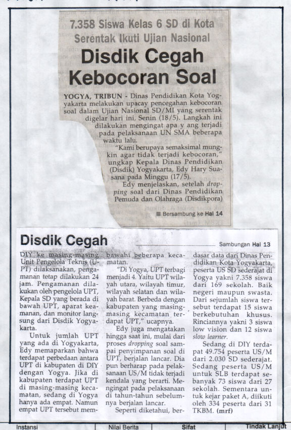 Kliping jogja terbaru