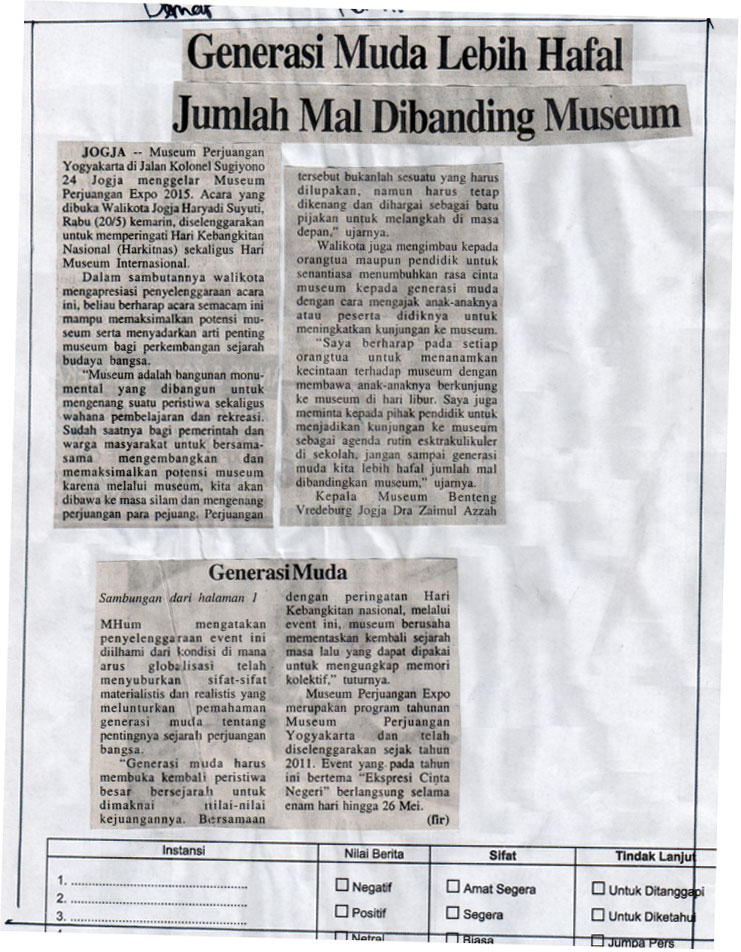 Kliping jogja terbaru