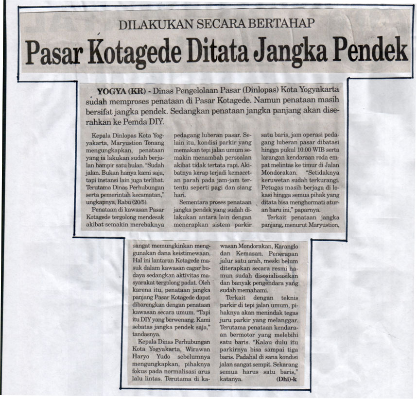 Kliping jogja terbaru