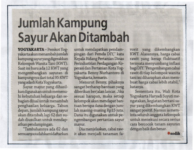 Kliping jogja terbaru