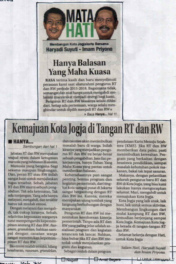 Kliping jogja terbaru