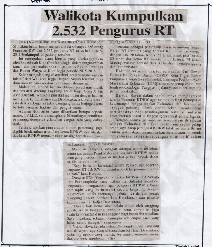 Kliping jogja terbaru