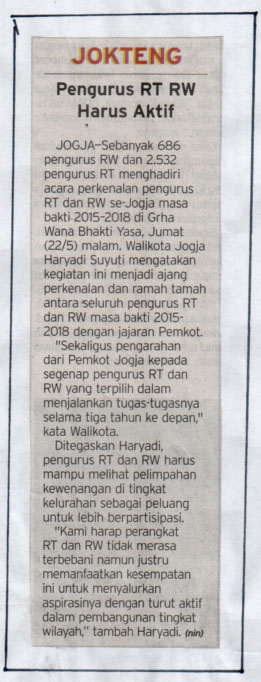 Kliping jogja terbaru