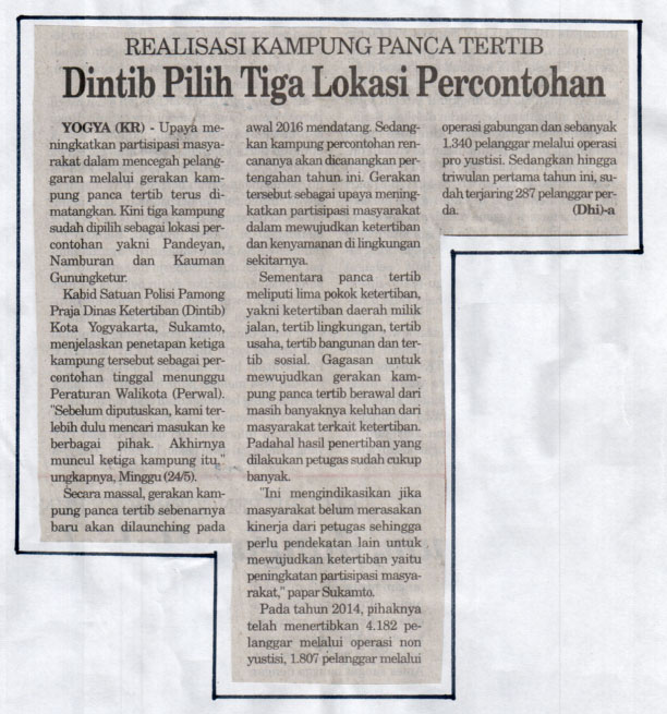 Kliping jogja terbaru