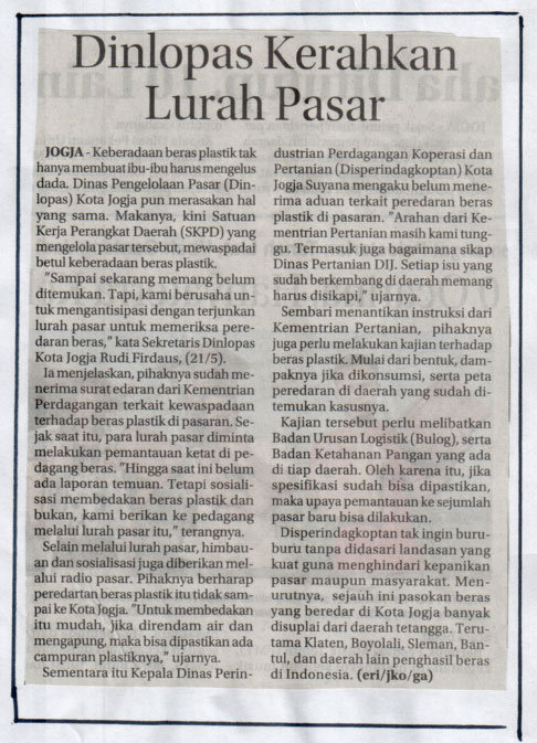 Kliping jogja terbaru