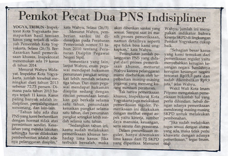 Kliping jogja terbaru