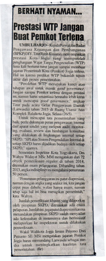 Kliping jogja terbaru
