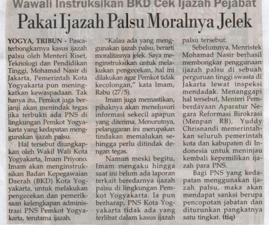 Kliping jogja terbaru