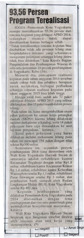 Kliping jogja terbaru