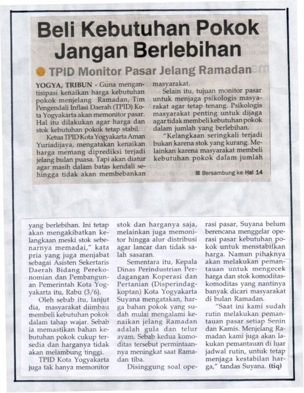 Kliping jogja terbaru