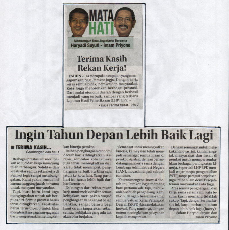 Kliping jogja terbaru