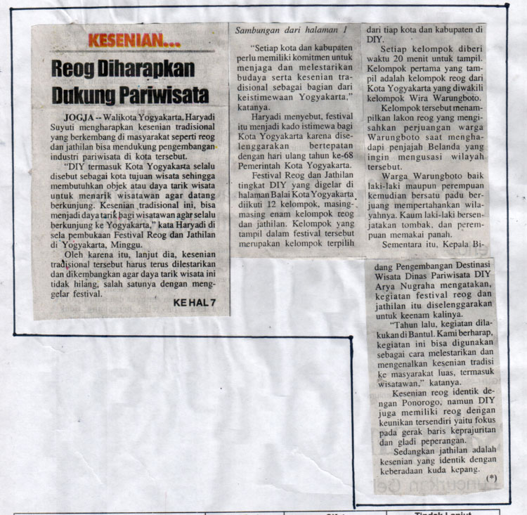 Kliping jogja terbaru