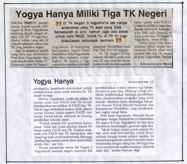 Kliping jogja terbaru