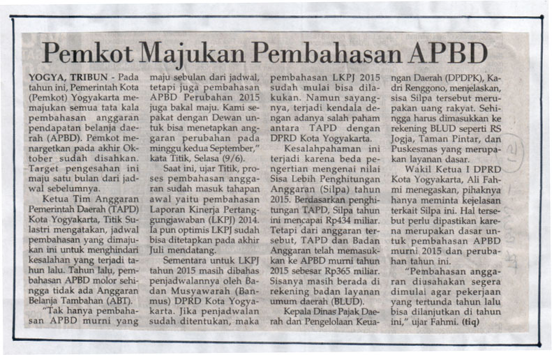 Kliping jogja terbaru