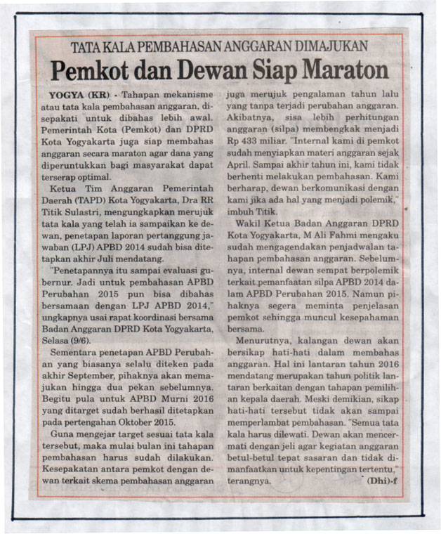 Kliping jogja terbaru