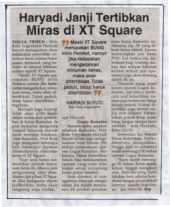 Kliping jogja terbaru