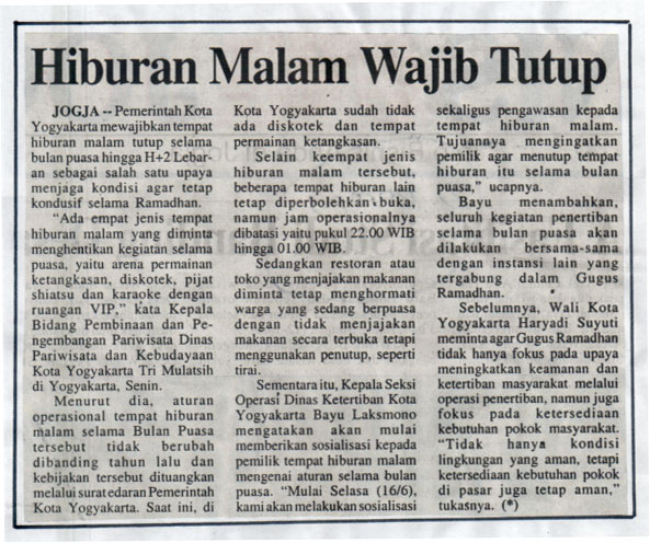 Kliping jogja terbaru