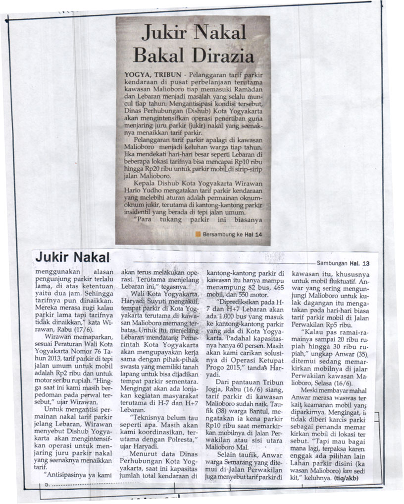 Kliping jogja terbaru