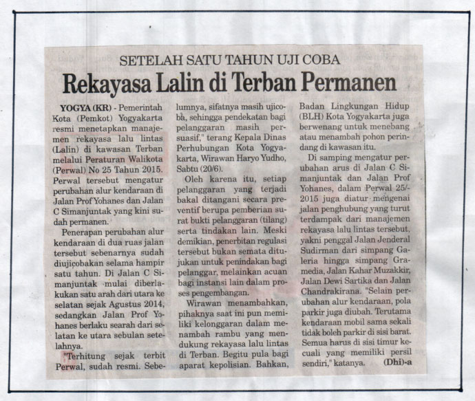 Kliping jogja terbaru