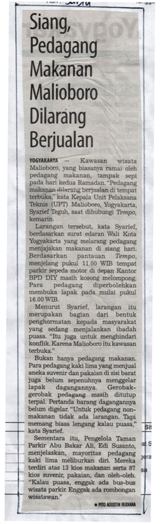 Kliping jogja terbaru