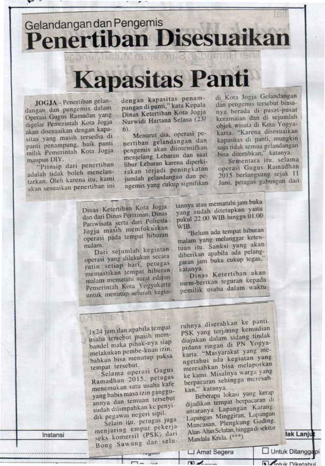 Kliping jogja terbaru