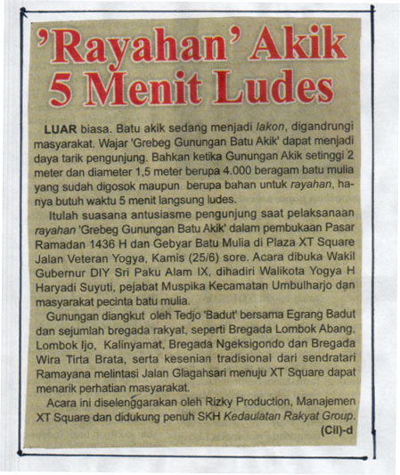 Kliping jogja terbaru