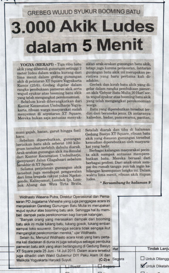 Kliping jogja terbaru